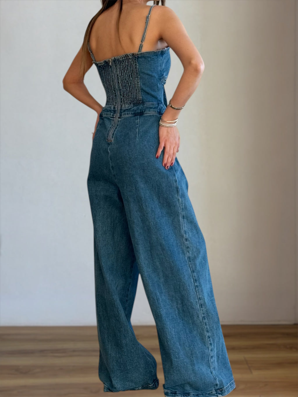 Jumper Mezclilla Moño