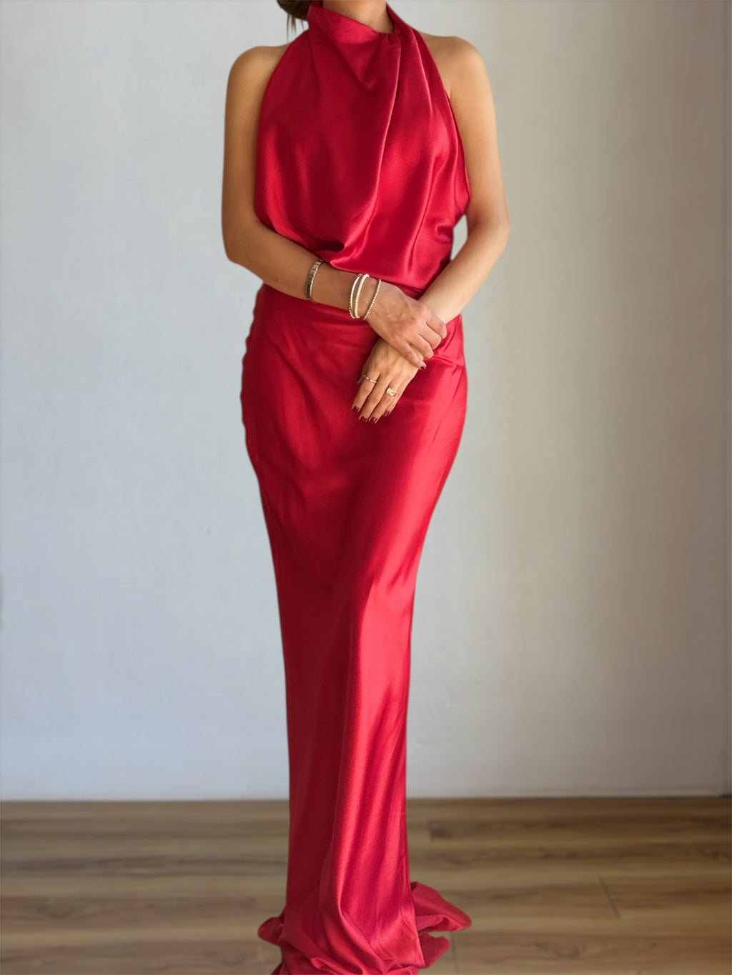 Vestido largo espalda descubierta