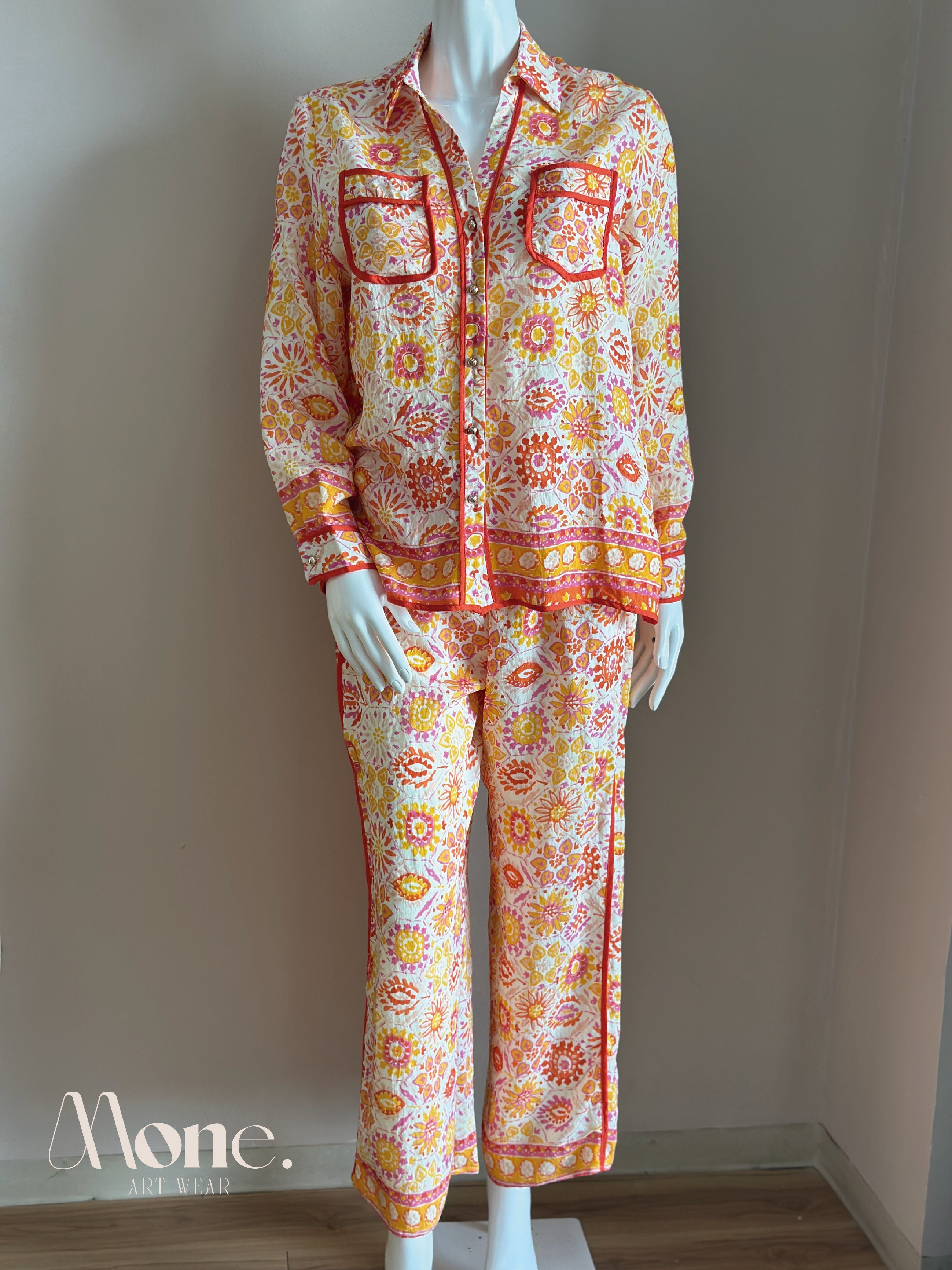 SET ESTAMPADO FLORES