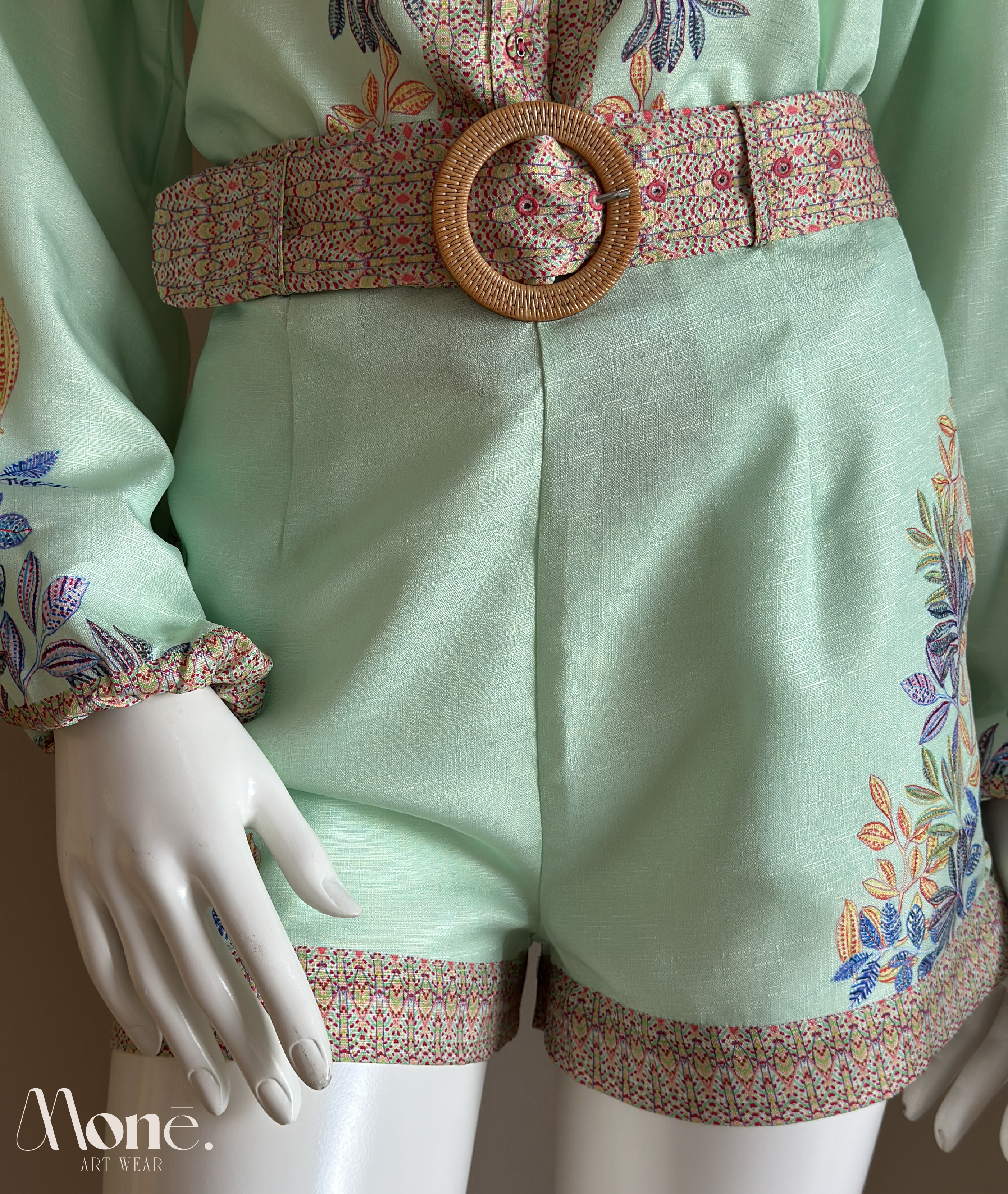 Short Estampado Flores