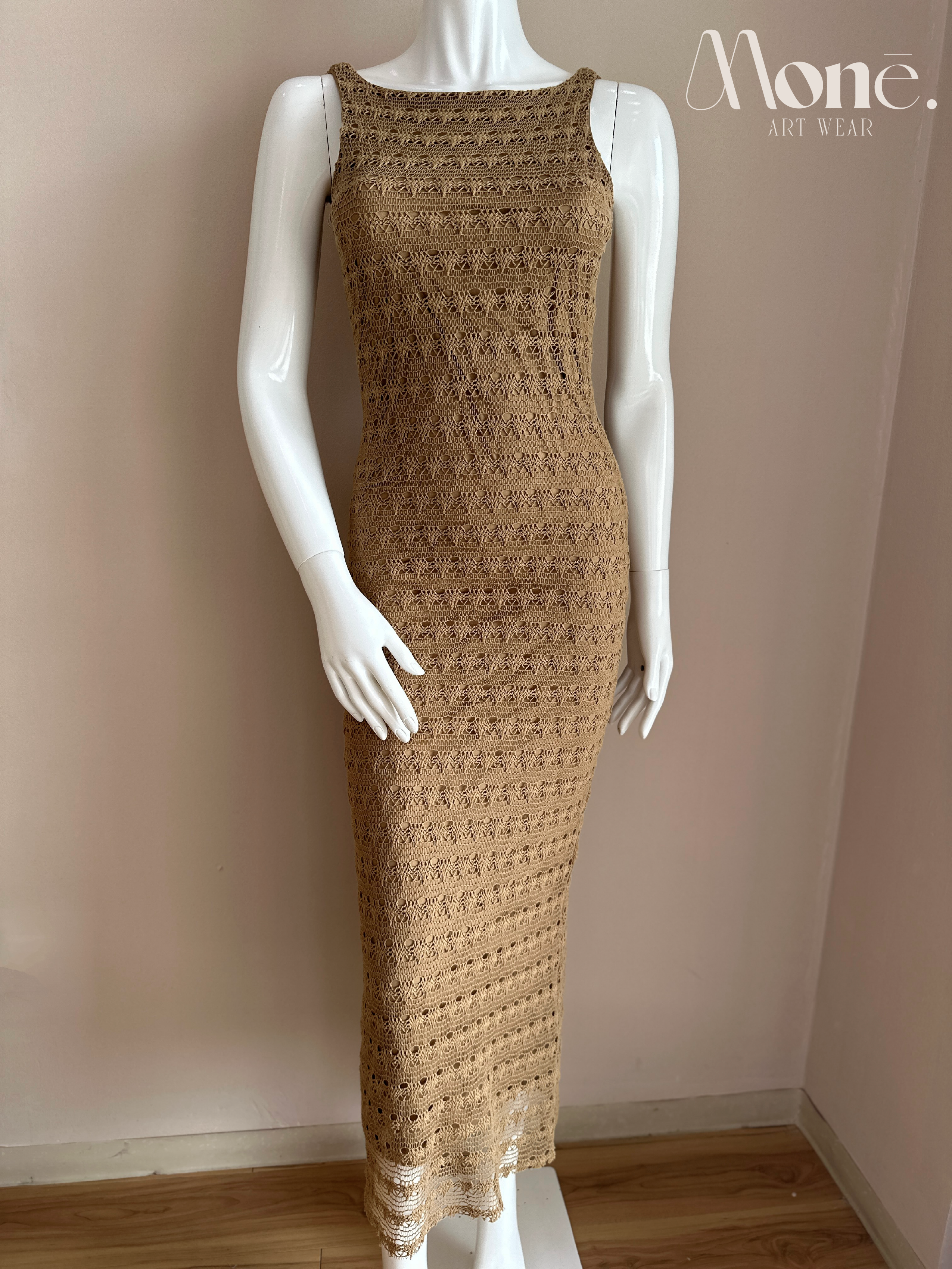 Vestido Escote Espalda Largo